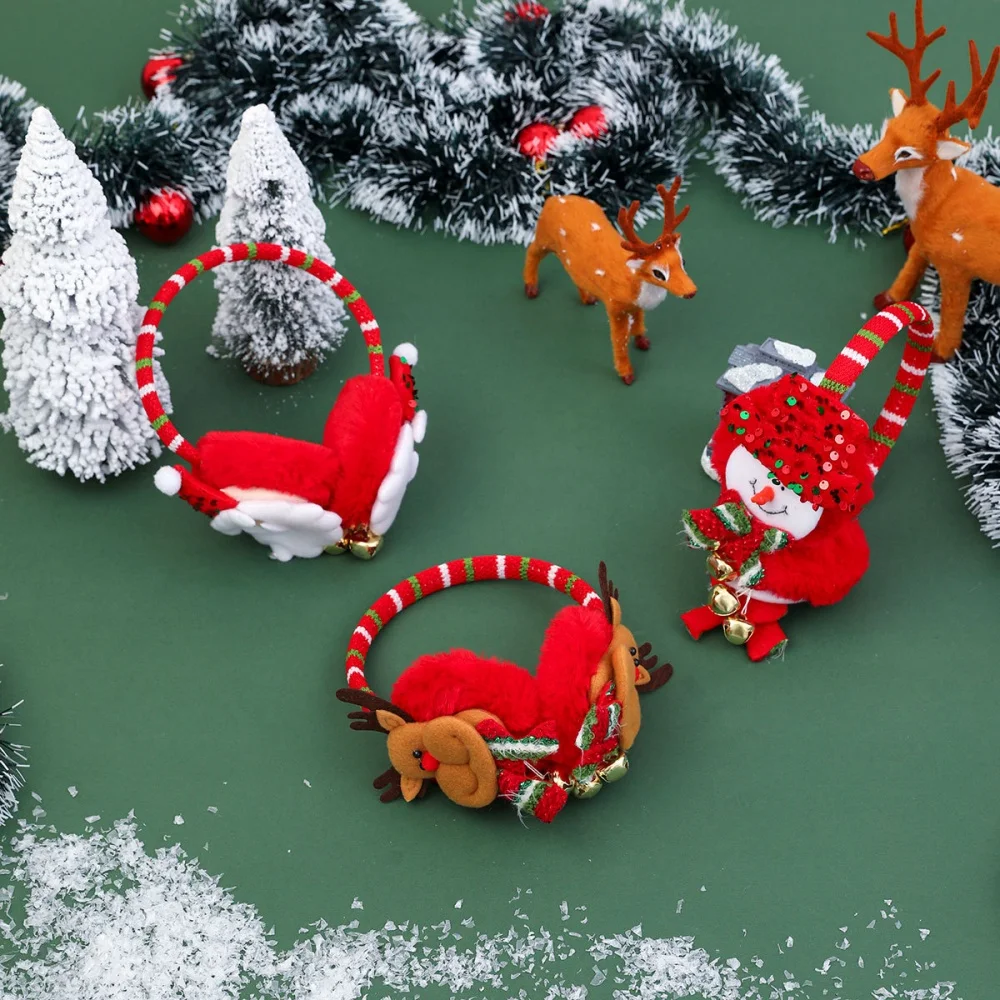 Penutup Telinga Untuk Dewasa Penutup Telinga Musim Dingin Berbulu Penutup Telinga Natal Nyaman Untuk Anak-Anak Untuk Cuaca Dingin Hadiah Untuk Keluarga