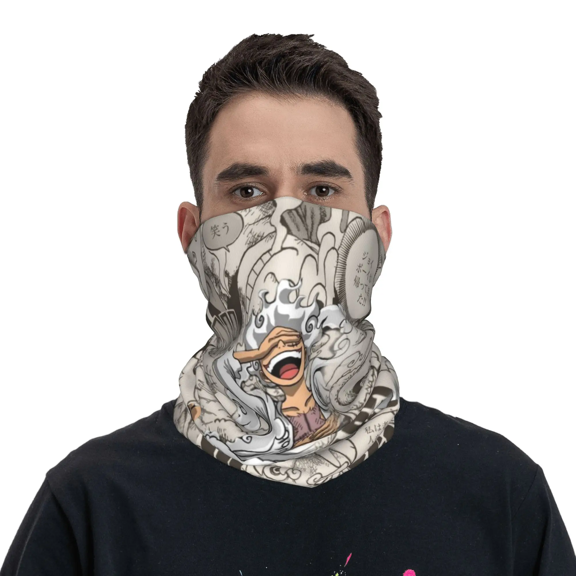 luffy Zoro Tony Chopper anime Merch Bandana Neck Gaiter  Wrap Scarf Summer Fishing Scarf for Men Women All Season