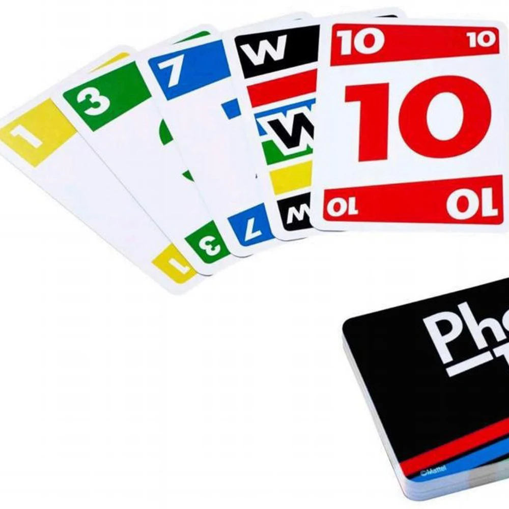 UNO Phase 10 Kartenspiel Fun High Fun Multiplayer Toy Designs Paying Board Game Card Family Party Toy