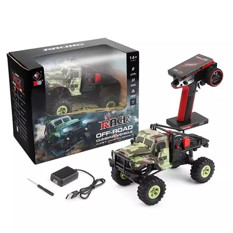 

1:18 Remote Controlled High-Speed Off-Road Climbing Vehicle 184021 Electric Four-Wheel Drive Kids Birthday Gift Interactive Toy