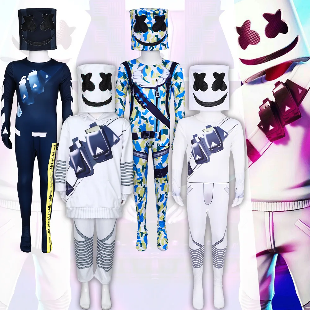 

Хэллоуин DJ Cotton Candy Marmello толстовка комплект косплей электронная музыка сценический костюм женская мода