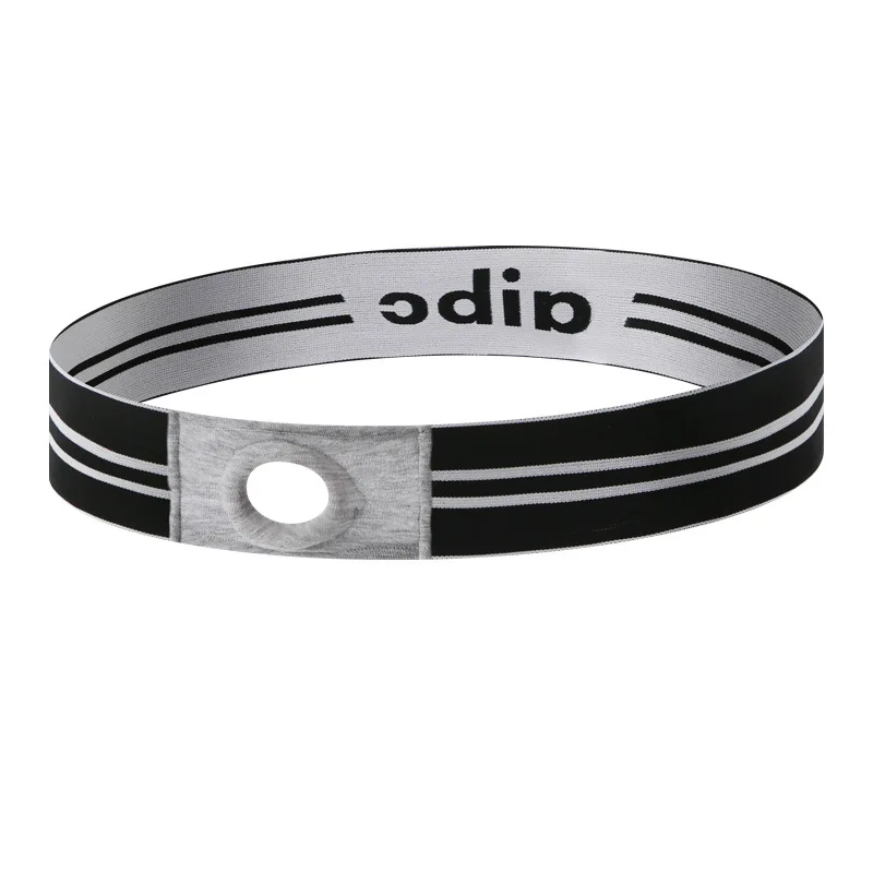 الرجال مثير الجبهة هول G-سلاسل مع المدمج في حلقة سيليكون الانتصاب تأخير طرد السائل المنوي قفل الملابس الداخلية المثيرة منخفضة الارتفاع سيور #6