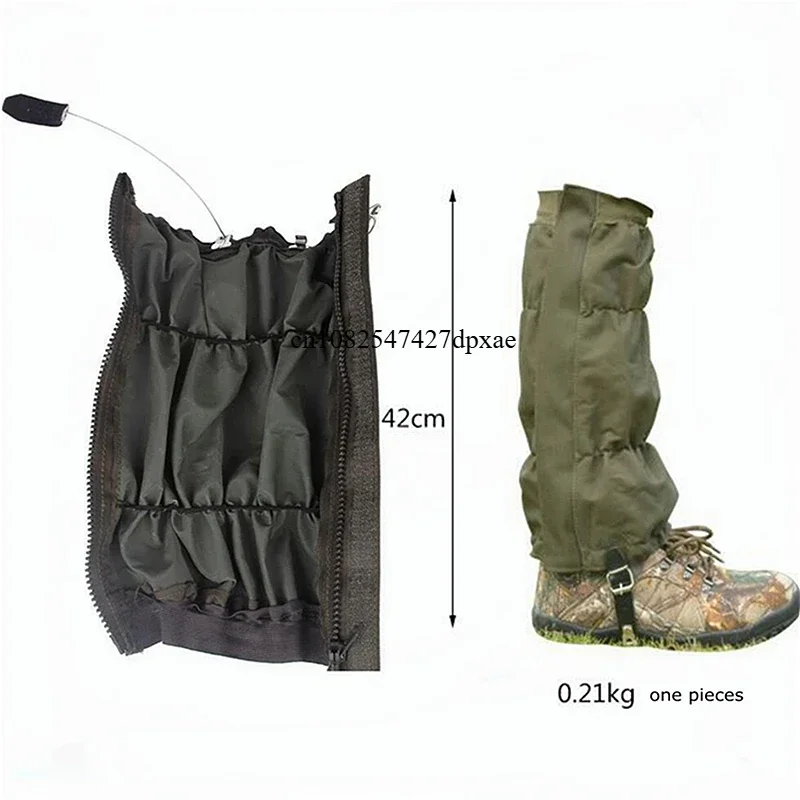 1Pairs Tactical Waterproof Leg Gaiters Climbing Legging Leg Protection Warmers Camping Hiking Boots Gaiters Hunting Shoes Cover