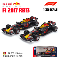 Bburago 1:32 F1 Red Bull Racing Formula One 2017 RB13  racing model simulation car model alloy car toy collection