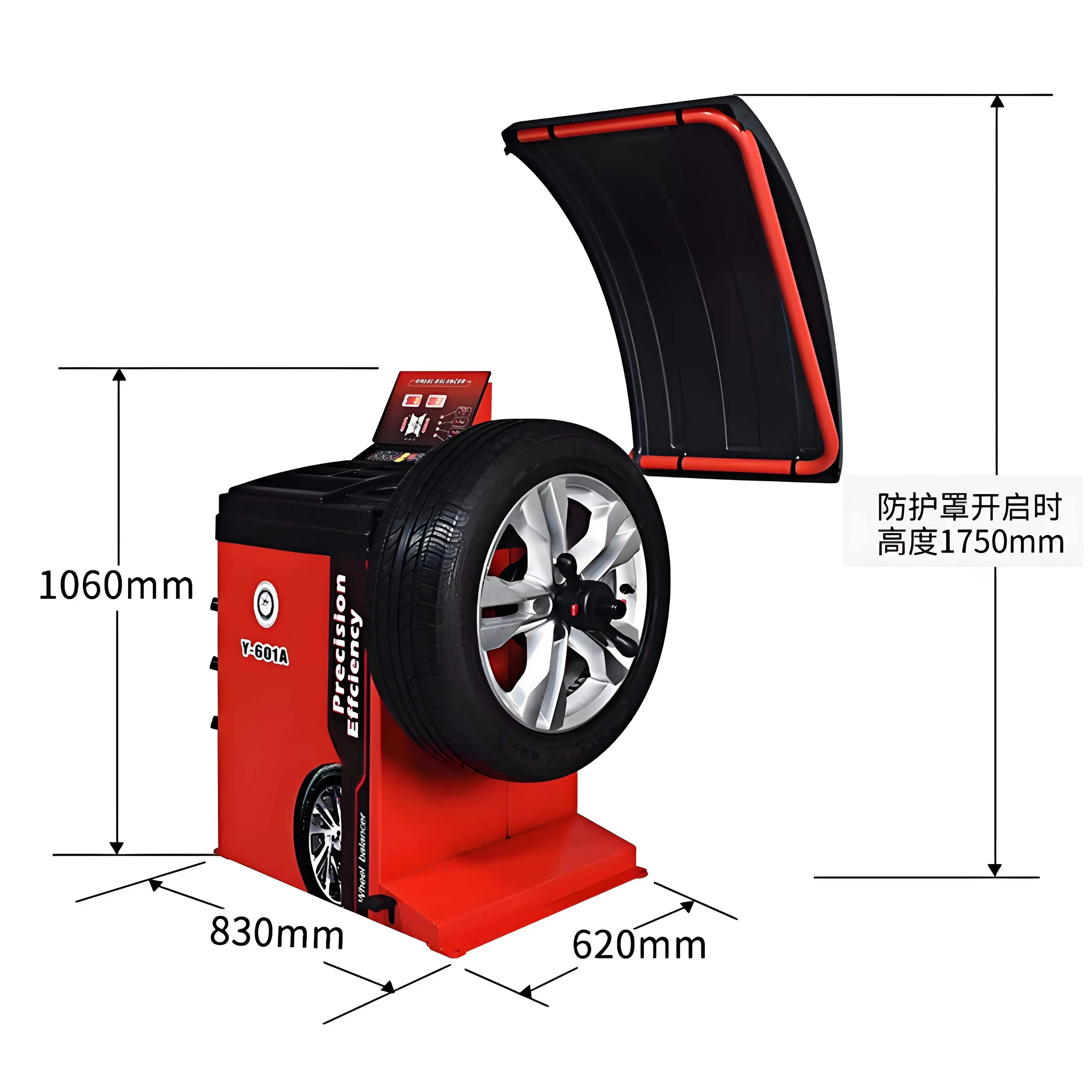 

12 inch to 26 inch tire replacement machine and wheel balancer combination tire assembly machine