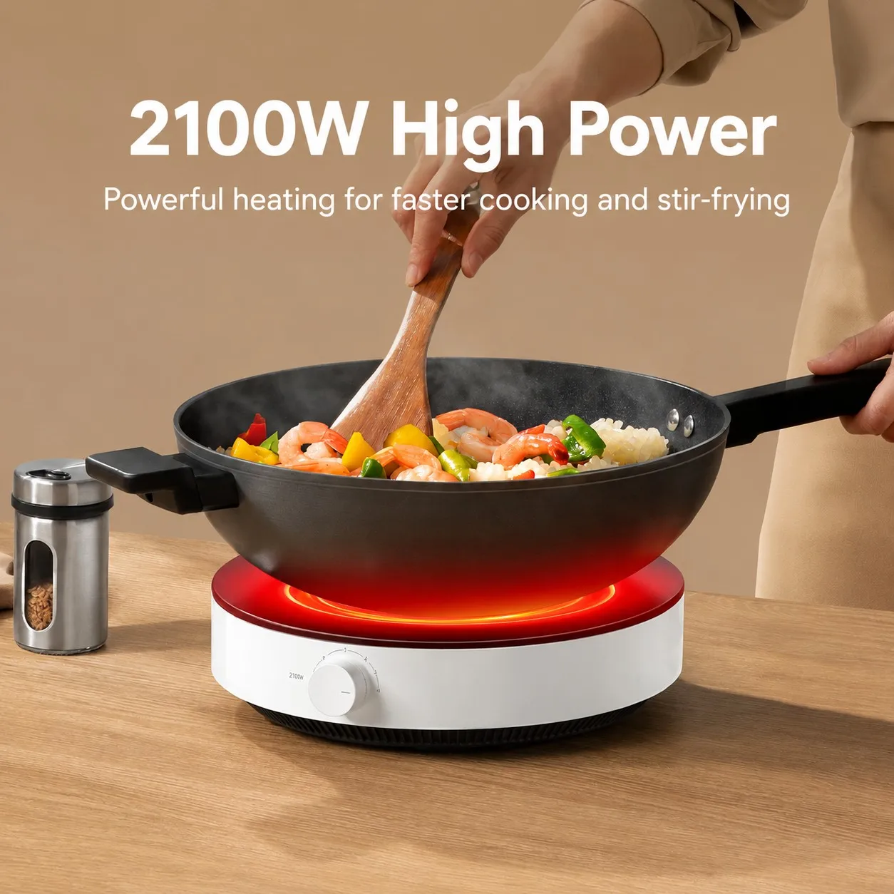 Original Mijia Induction Cooker N1 2100W Smart Electric Oven Plate 6 Gear Fire Precise Control Cookers Tools Household Appliance