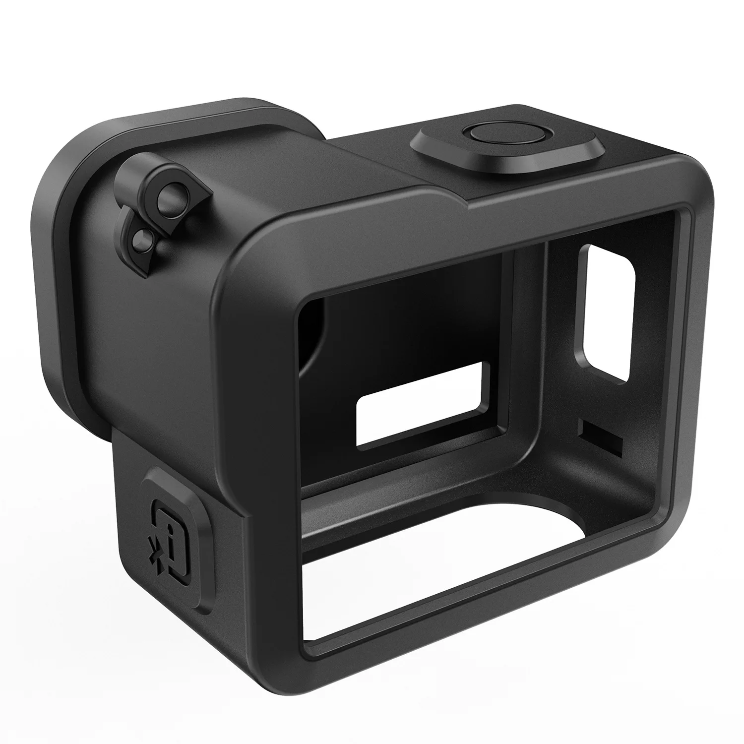 For gopro hero 2024 Mini Accessories Case Protector Housing Shell Protective Rubber Silicone + Lens Cap Strap Cover For Go pro