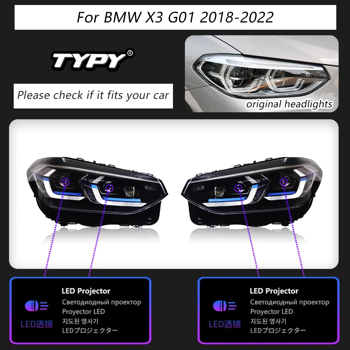 BMW 純正 | LED X3 ヘッドライト 右側 ヘッドランプ 輸入車パーツ専門