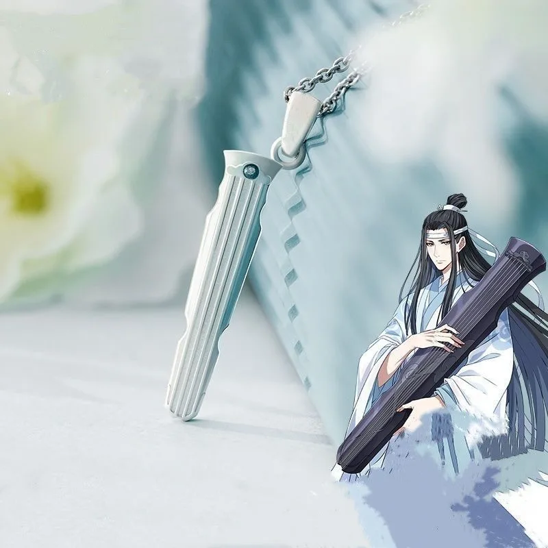 Wei Wuxian Lan Wangji популярное аниме 2D периферийный персонаж одинаковый стиль Guzheng ожерелье костюмы для косплея реквизит модные украшения