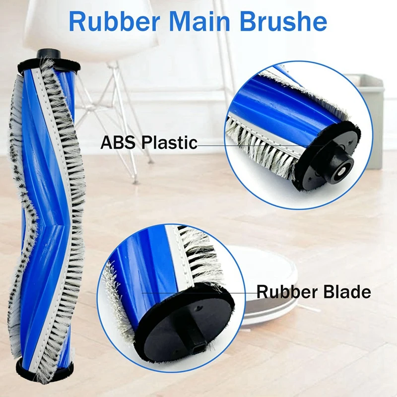 AD-Peças de reposição para ECOVACS DEEBOT, Combo Robot Vacuum, escova principal, escova lateral, filtro, Mop Pad, saco de poeira, T30S