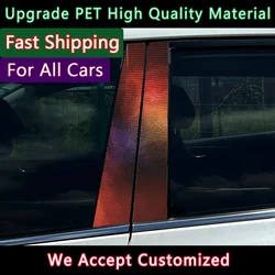 Creative Simplicity Art Decoration Car Stickers Auto B Pillar Waterproof DIY Car Doors Pillar Sunscreen PET Decals
