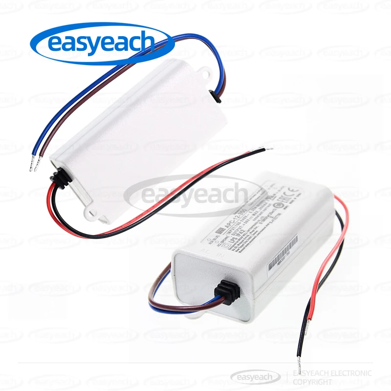 MEAN WELL APC-12 12W 350/700mA Driver de iluminação LED Fonte de alimentação de corrente constante