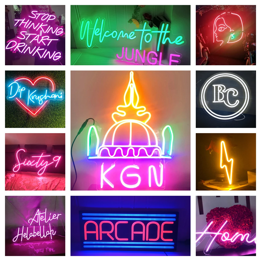 Extra-Large LED Neon Numbers Sign 76cm/100cm Stand up & Wall Mounted for Birthday Wedding Celebration Party Decor