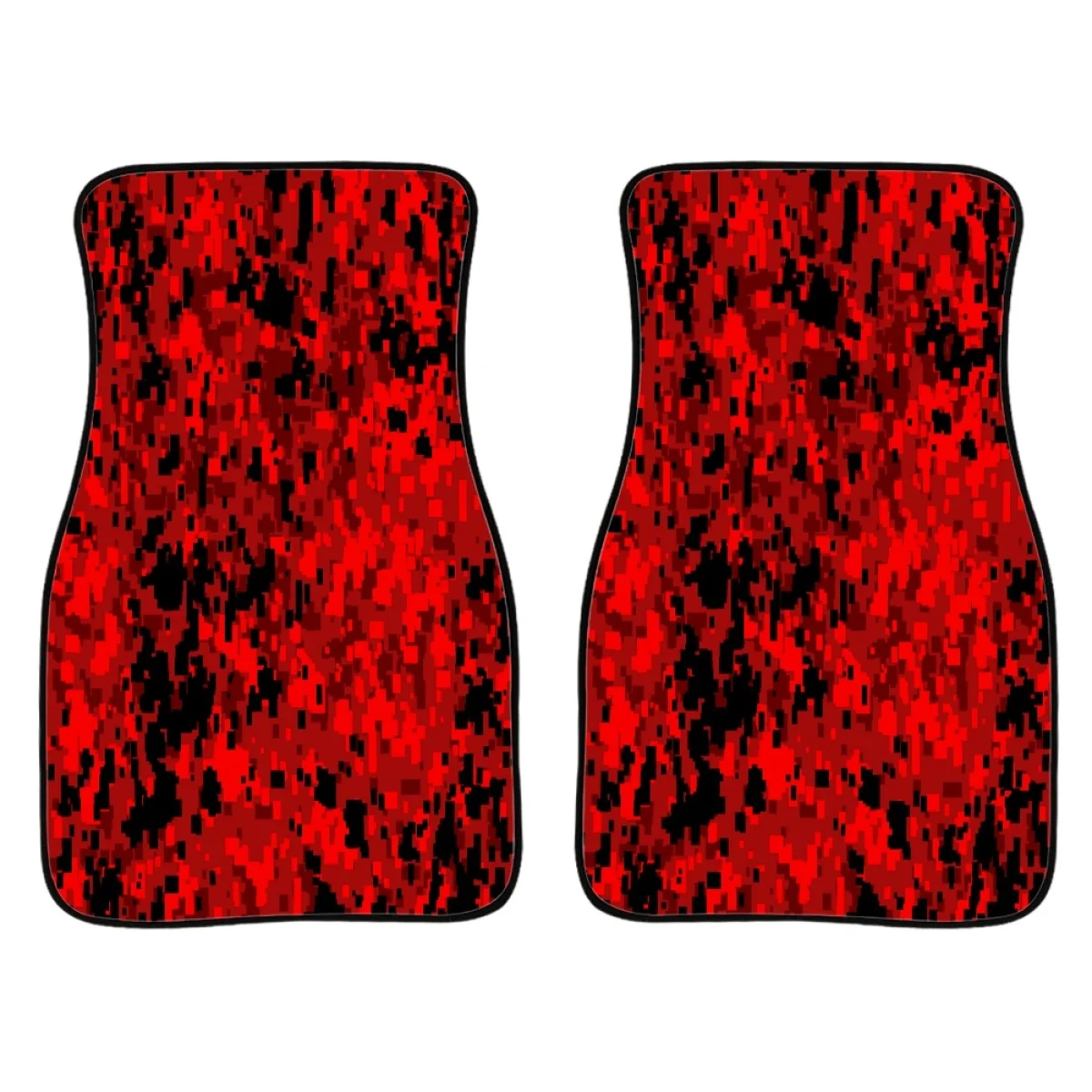 

Vehicle Clean Protector Red and Black Design Car Floor Mat for Woman Men Luxury Design Interesting Anti-dirt Auto Carpet Fashion