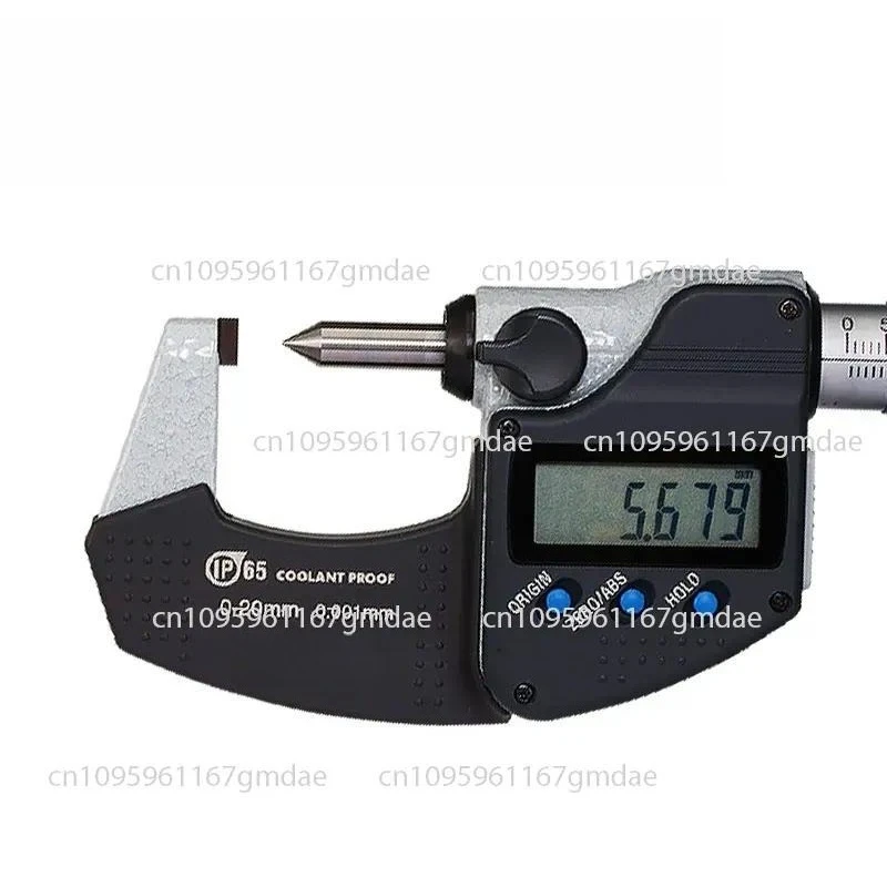 IP65 Original Measuring Tool Crimping Height 342-271-30 0-20mm Metric Sharp Claw Digital Micrometer