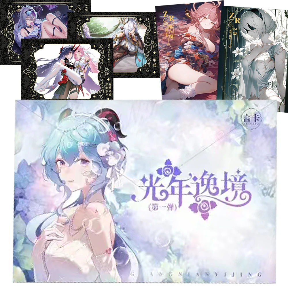 

Lightyear Dreamland Goddess Story Rare Collection Cards Booster Box Girl Party Feast Fascinating Anime Peripherals Cards Gifts