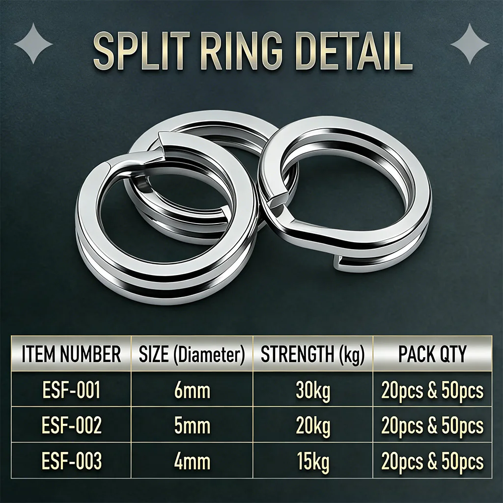 Esfishing 50Pcs Fis…