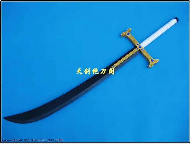 

120cm Wooden King Pirate Black Night Eagle Eye Sword Miyawk Cosplay Prop Weapon