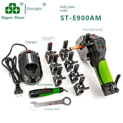 Strumento elettrico Flare in rame Cordless Super Star ST-E900A Set di espansione batteria al litio manuale/automatico per svasatura tubo di rame