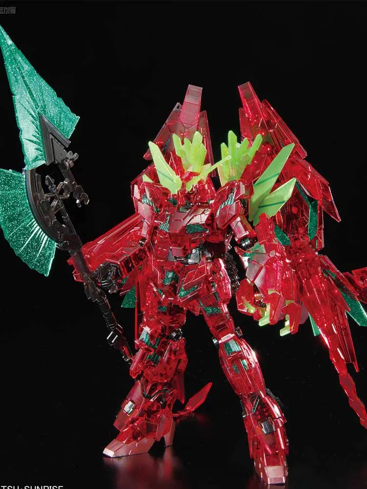 

Bandai Original HG Series THE GUNDAM BASE FUKUOKA TMTED UNICORN GUNDAM PERFECTBITY Anime Action Figure Assembly Model Toys