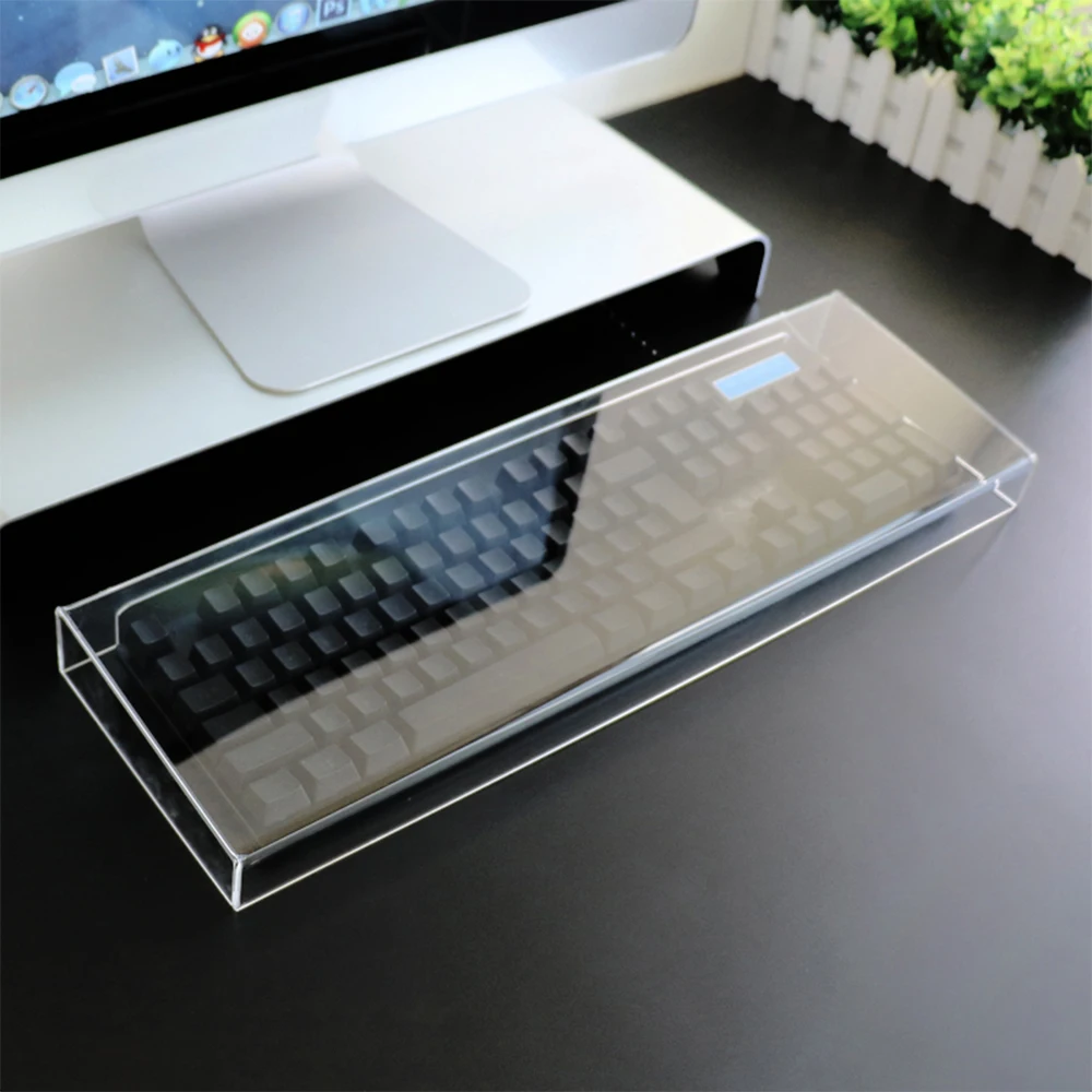 Keyboard Dust Proof Acrylic Cover For Mechanical Gaming Keyboard Capacitive Keyboard 104 Keys Keyboard Mouse Transparent Cover