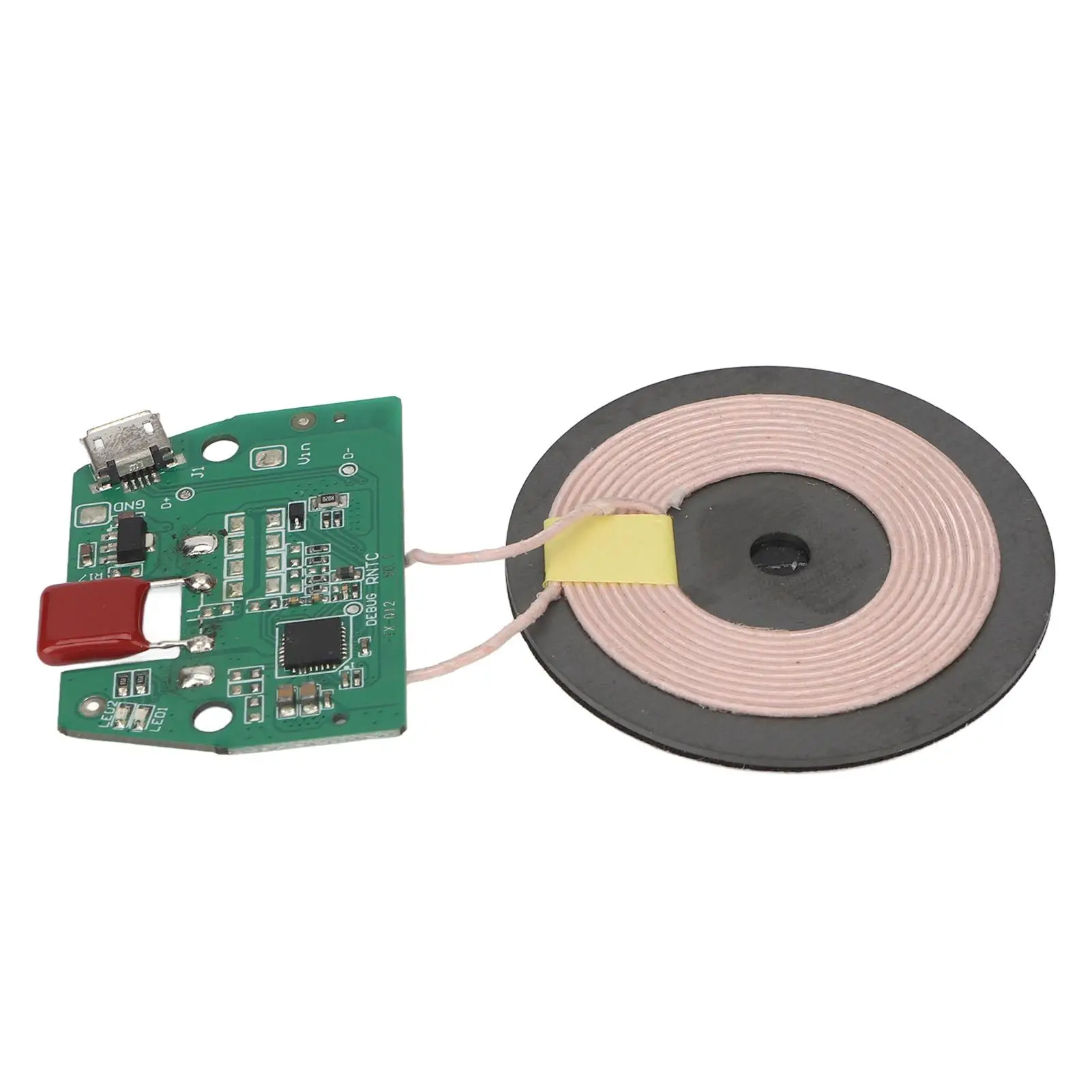 Wireless Charging Module Fast Charge Micro USB Coil DIY Charger PCB Circuit Board.