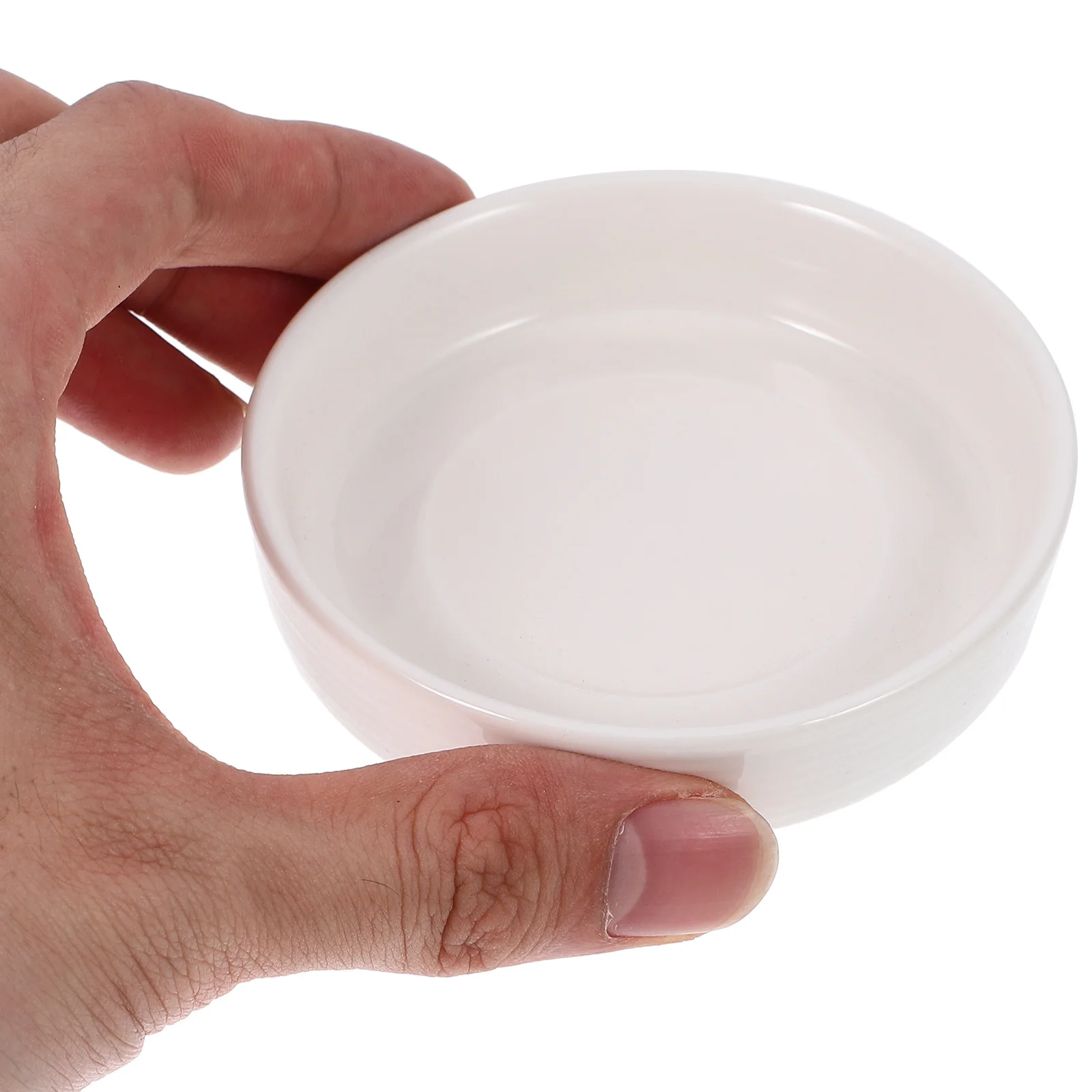 

2Pcs Ceramic Soy Sauce Dishes Simple Design Versatile Seasoning Plates for Dining Table Decoration Gift Butter Dish