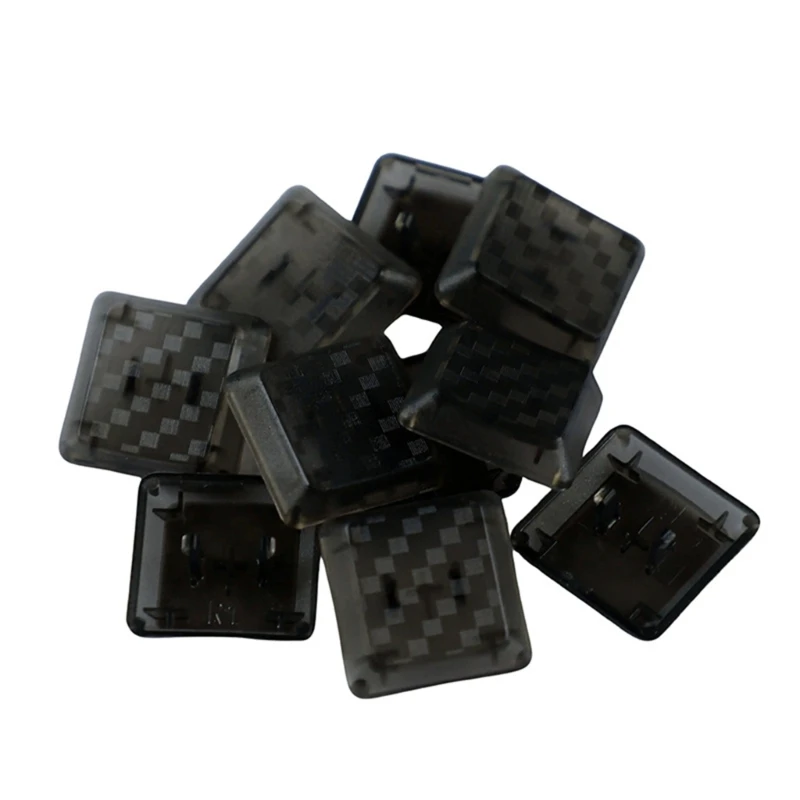 Quality Plastic Keycaps,1U Size Translucent Black for G813 G815 G913 G915 G913 tkl G915t Enhances Keyboards Aesthetics