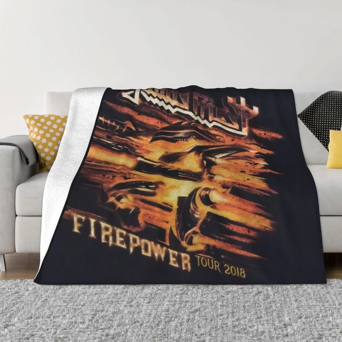 Judas Priest Firepower 542 Blanket Bed Blankets Blankets And Blankets Throw Blanket