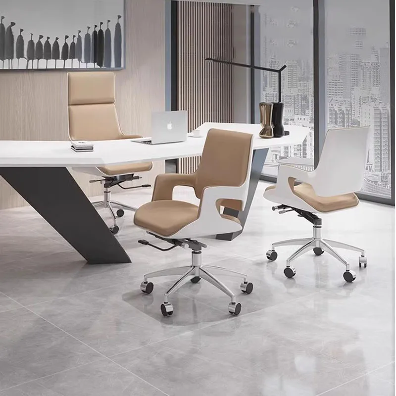 Modern Minimalist Office Chair Ergonomic Mid Back Computer Desk Chair Mesh Executive Chair Conference Room Business Workplace
