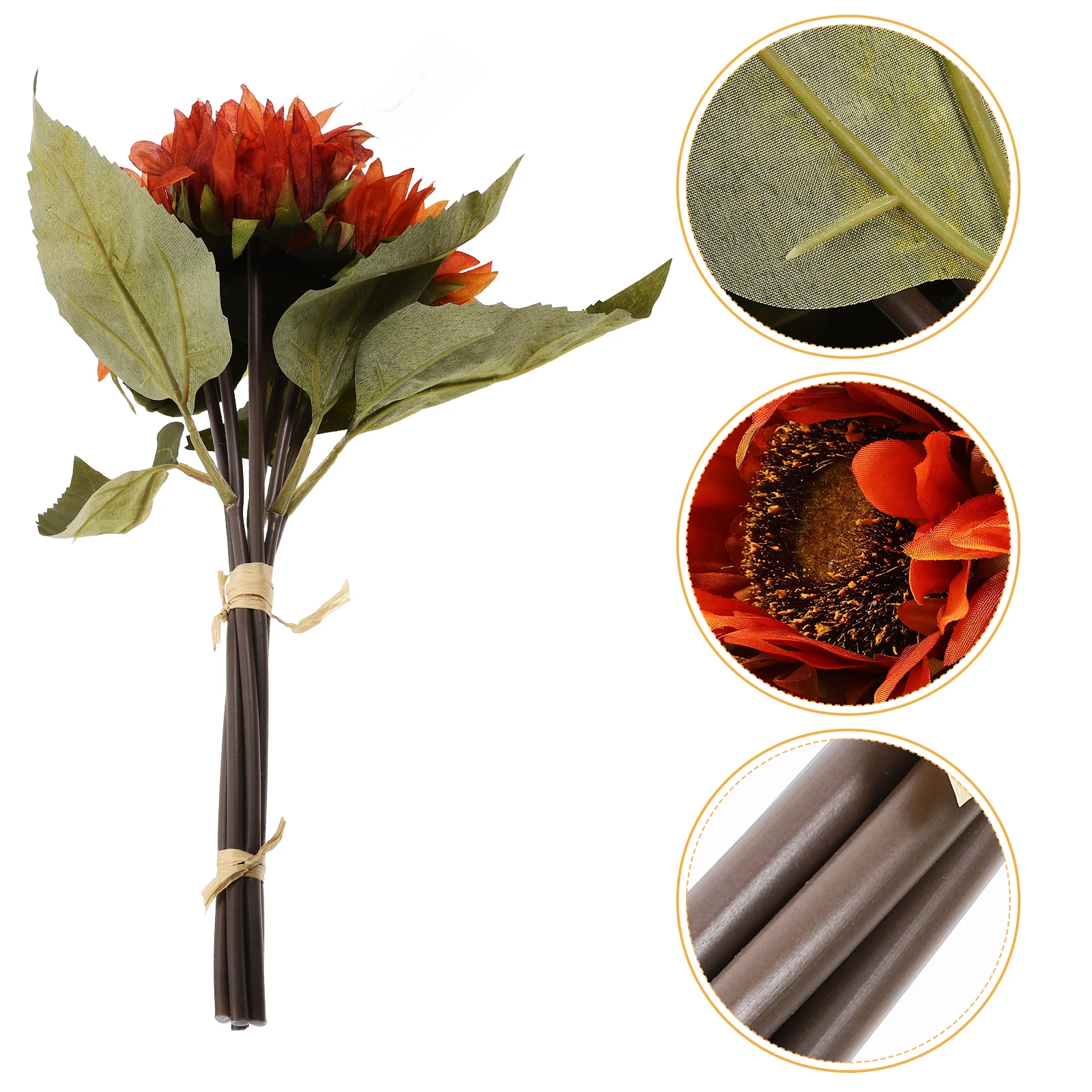 

Simulated Sunflower Bouquet Outdoors Sunflowers Fake Large Artificial Wedding Decor