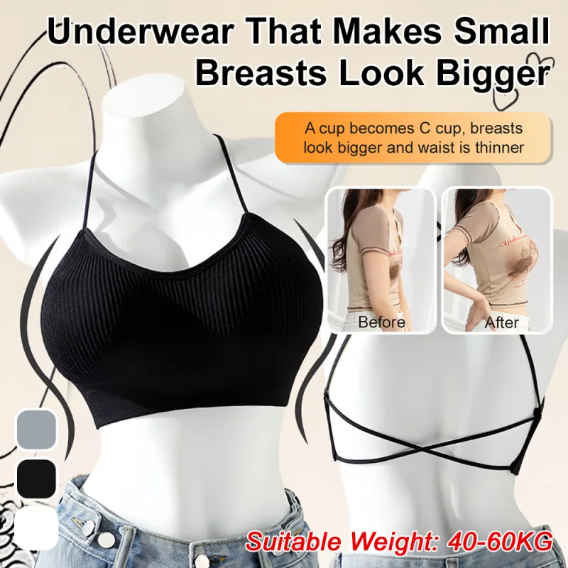 Brelira Sexy Wireless Bralette Seamless Women Bra Padded Sleep Tops U-Shaped Back Sports Crop Lingerie Breathable Top Underwear