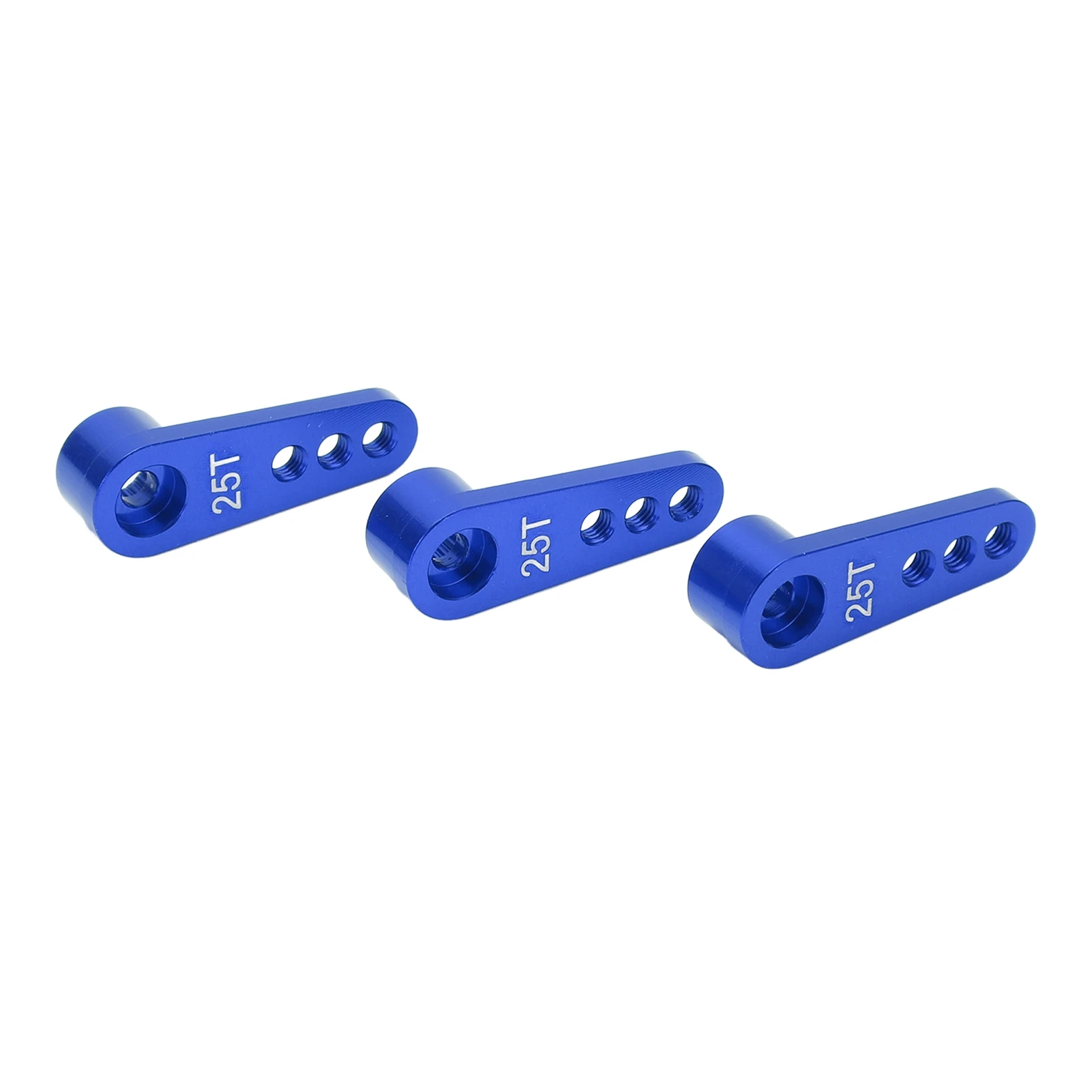 3pcs RC Aluminum 25T Servo Horns Metal Steering Arm for 1/8 1/10 RC Car Upgrade Parts - view 3