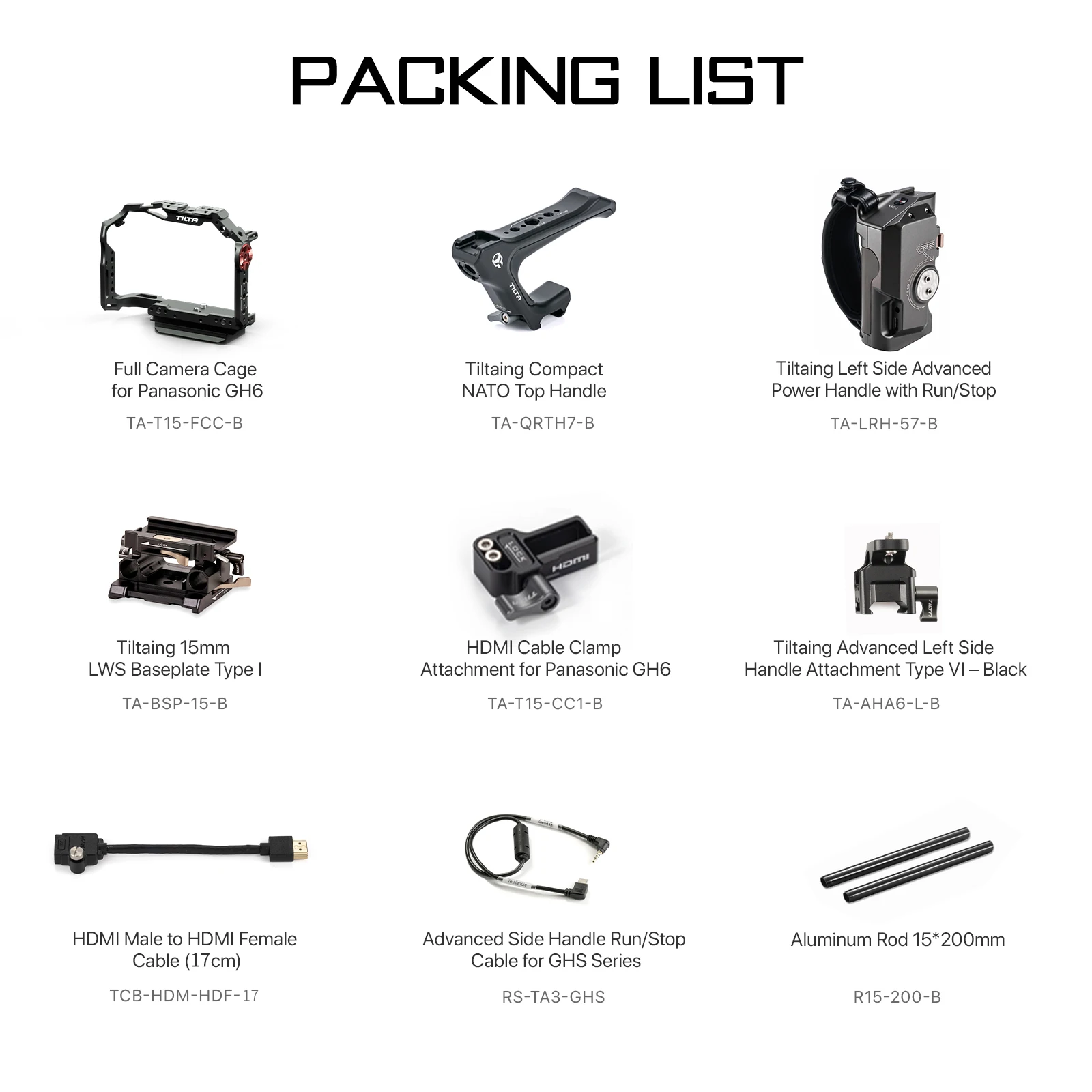 TILTA voor LUMIX GH6 GH7 Volledige Camera Kooi voor Panasonic GH6 GH7 Pro Kit SLR Micro Enkele Camera Accessoires Bescherming