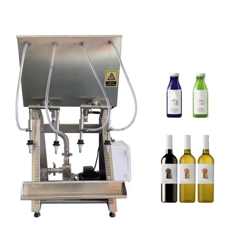 Dosificador Volumétrico de Precisión Semiautomático Compacto de 1-5L | Equipo para Bebidas Alcohólicas para el Embotellado de Vino/Vodka/Agua