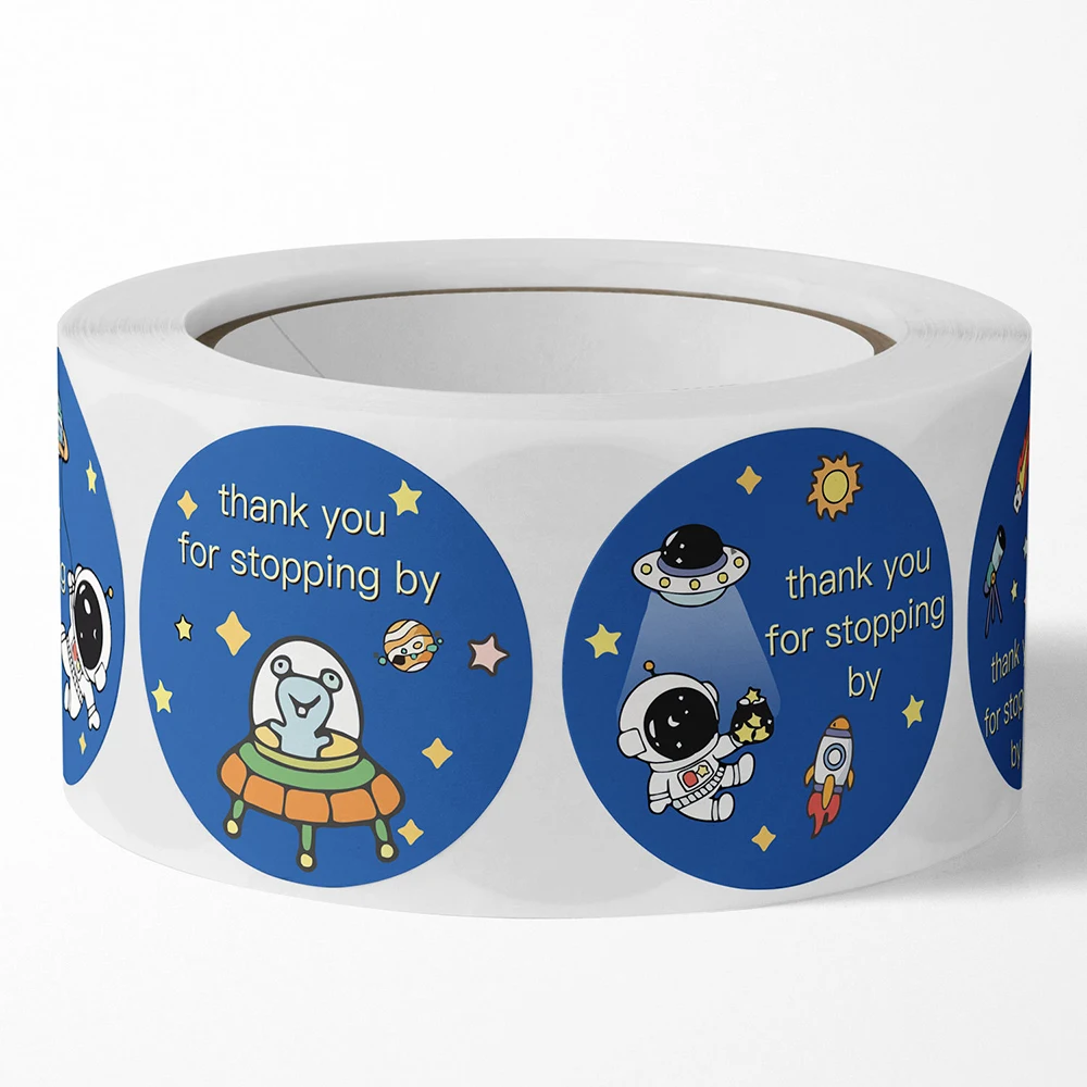 500pcs Thank You Sticker1inch Sealing Label Scrapbooking for Small Business Handmade Gift Decoration "thank You for Stopping By"