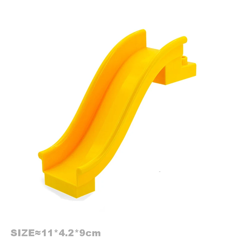Classic Big Building Blocks Accessories Compatible Bricks Pipeline Sets Seesaw Swing Slide Ladder Pipe Playground Toys Baby Gift