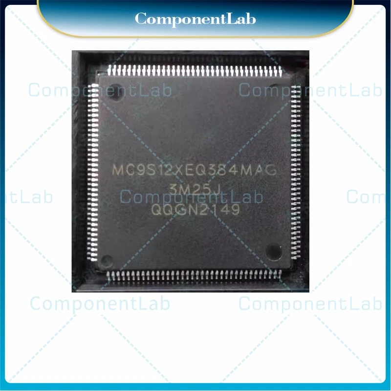 1 pièces MC9S12XEQ384MAG 3M25J QFP144 MC9S12XEQ384 voiture ic pour BMW module spatial étape vulnérable CPU blanc