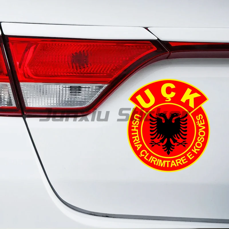 UCK USHTRIA CLIRIMTARE E KOSOVES KLA Albanian Heroic Vinyl Decal Car Sticker Waterproof Auto Decors on Bumper Rear Window