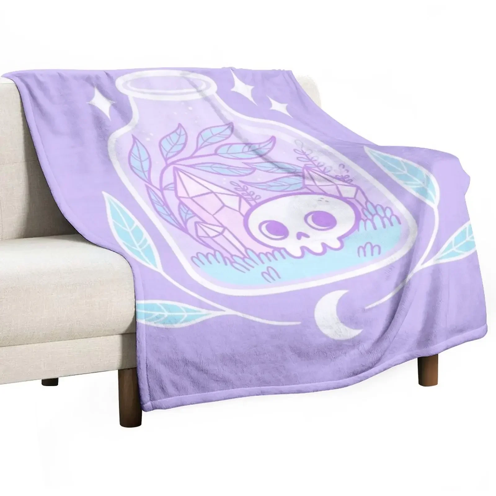 Pastel Terrarium | Nikury Throw Blanket Furrys Thermals For Travel Luxury Throw Heavy Blankets