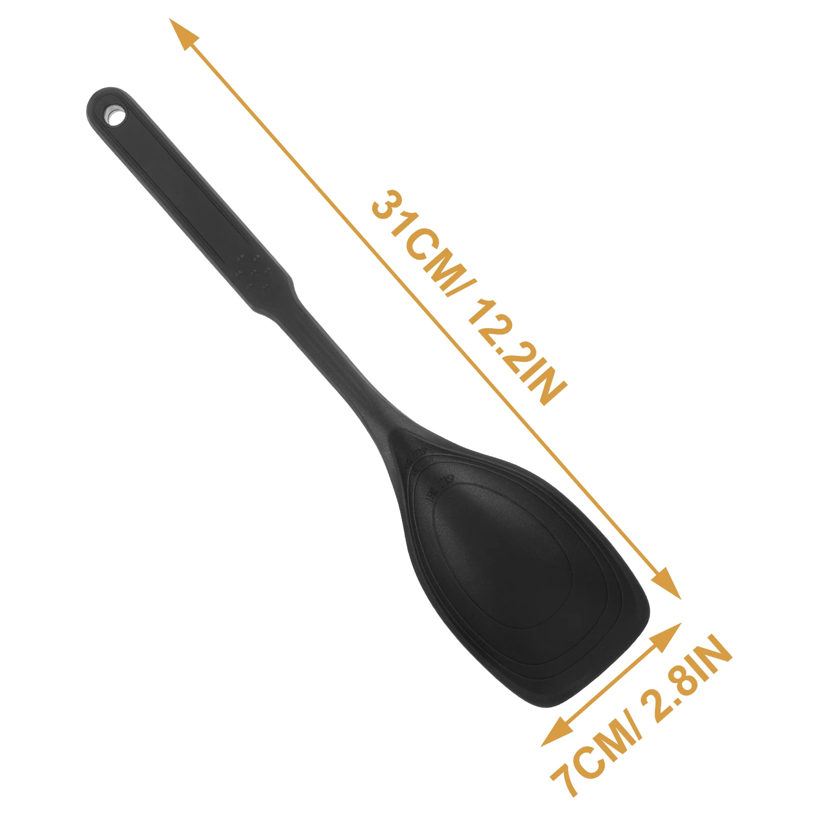 

Silicone Cooking Non-Stick Kitchen Wok Long Handle Reusable Fish Pancake Serving Spatula Portable Household Frying Tool Heat