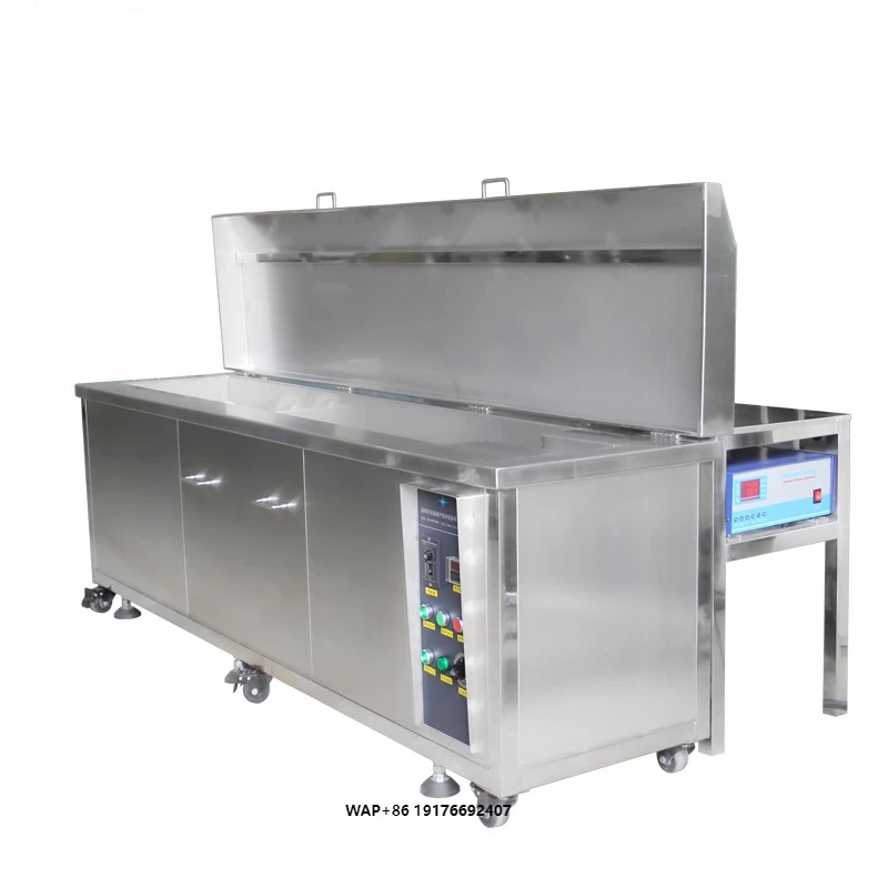 256L Industrial Professional Electric Built-in Motor Rotate Automatically Anilox Roller Ultrasonic Cleaning Machine New 3600W
