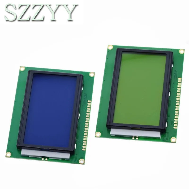 128*64 DOTS LCD module 5V blue screen 12864 LCD with backlight ST7920 Parallel port LCD12864 for arduino