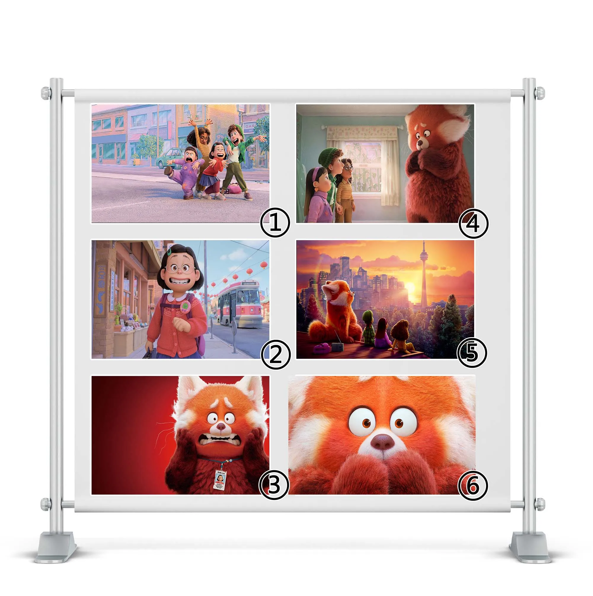 

Disney Turning Red Film Backdrops background photography birthday party decorations Custom background photography studio