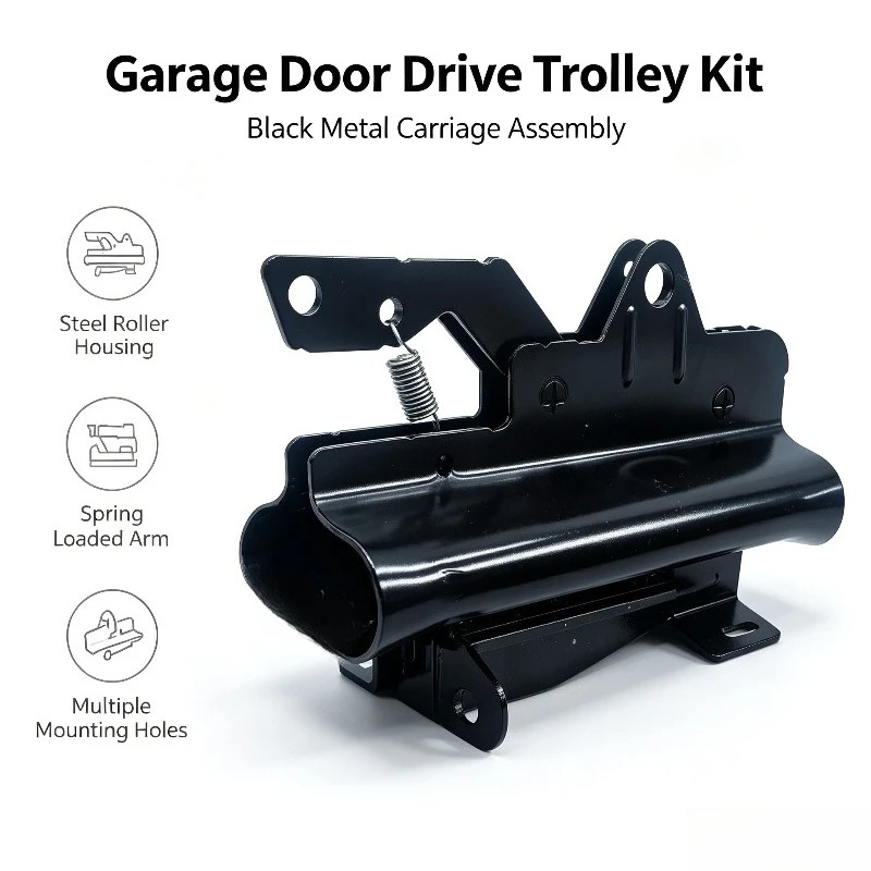 Garage Door Trolley Drive Kit, Replacement Transmission Trolley Assembly for Automatic Garage Door Repair Accessories