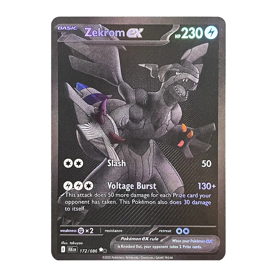 PKM Cards Vstar/Ex Holographic Victini Black White Rare(BWR) - White Flare  Zekrom Reshiram English Pokemon Proxy Card - AliExpress 26