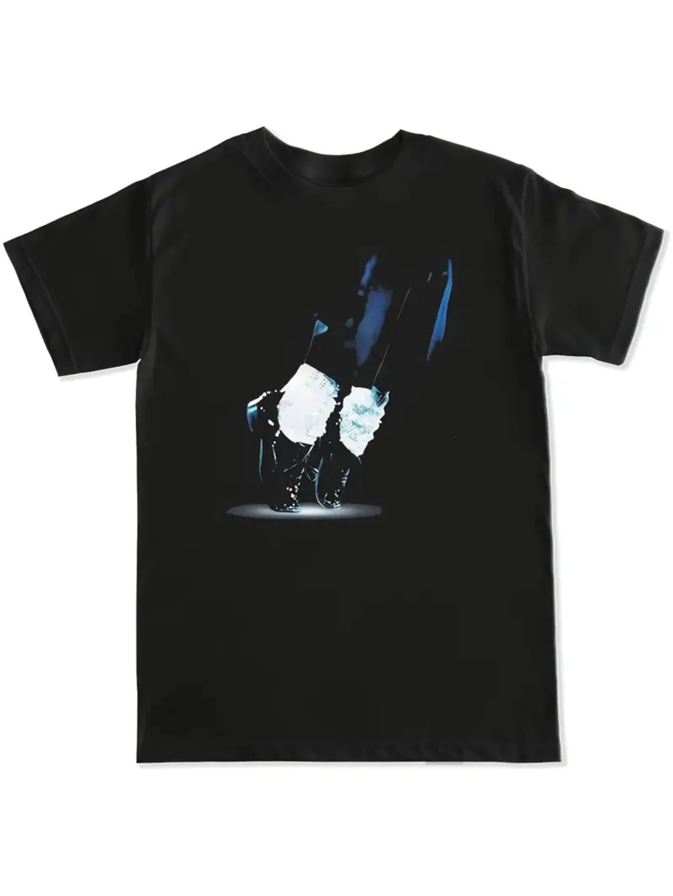 Camiseta masculina com estampa Silhouette FTD Apparel – 100 algodão, inspiração vintage, gola redonda, manga curta, tecido de alta elasticidade, não trad