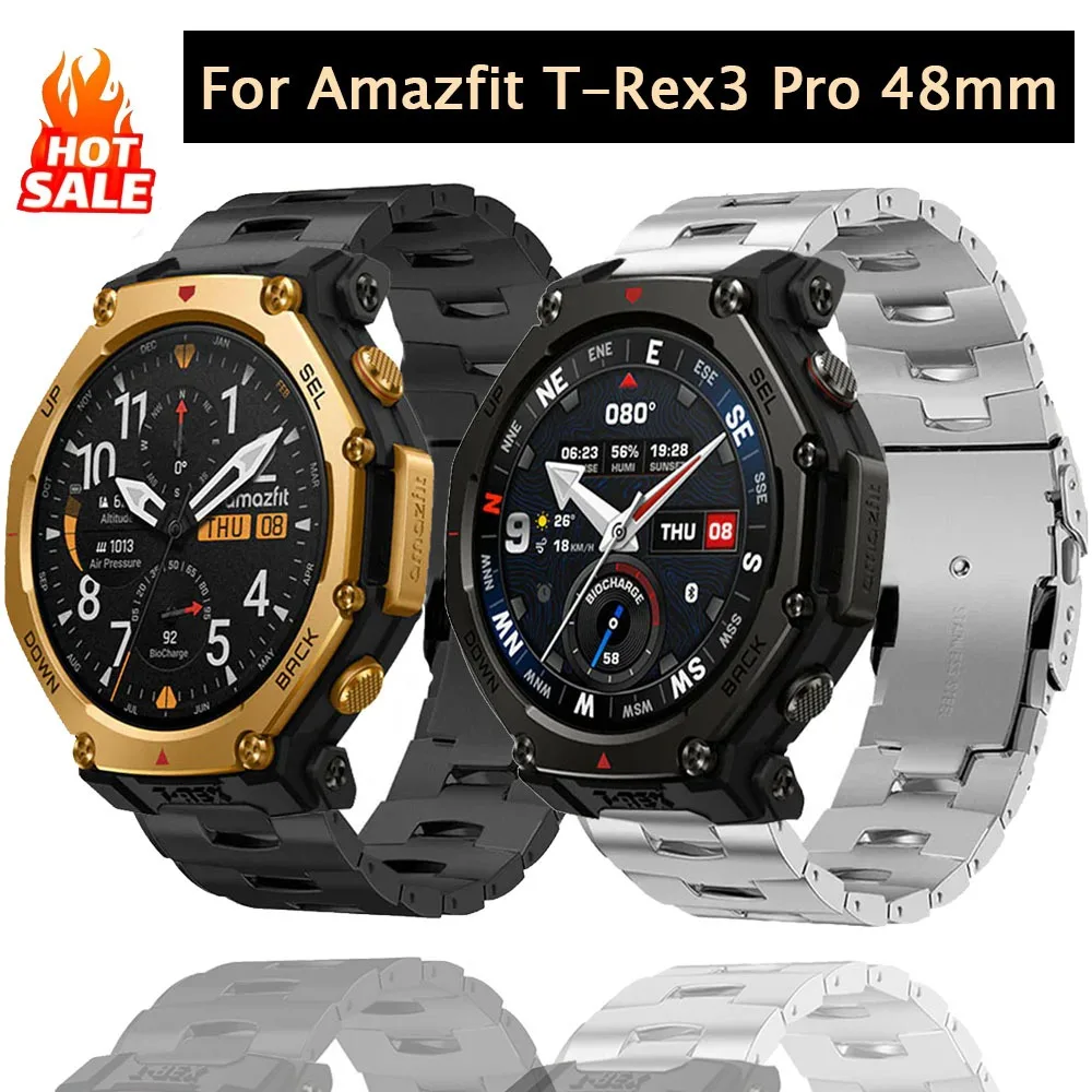 

Титановый ремешок Oracle 22 мм для Amazfit T-Rex3 Pro 48 мм/Balance 2-1, высококачественный ремешок для часов Huawei Watch GT6-5-4-3/GT6-5 Pro 46 мм