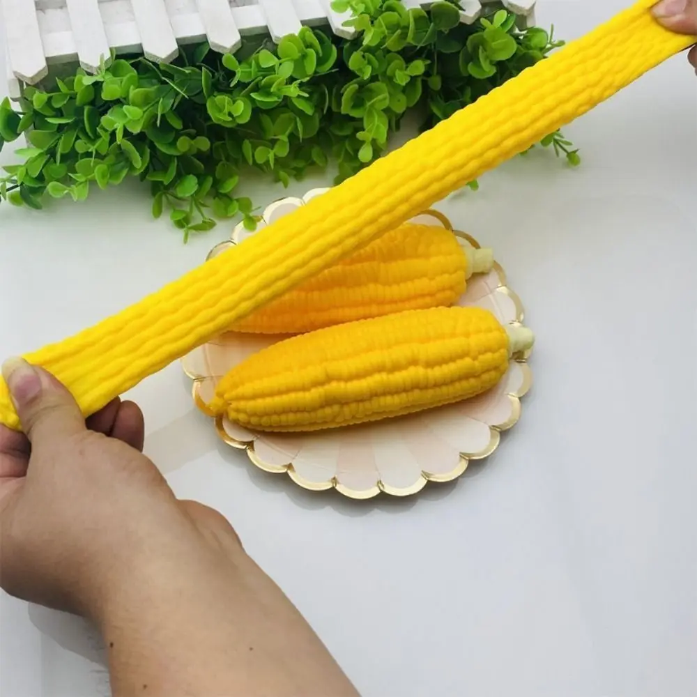 محاكاة الذرة تململ محاكاة الذرة المطاط لينة تنفيس الذرة لعبة بطيئة ارتفاع صغير محاكاة الذرة قرصة لعب ألعاب أطفال