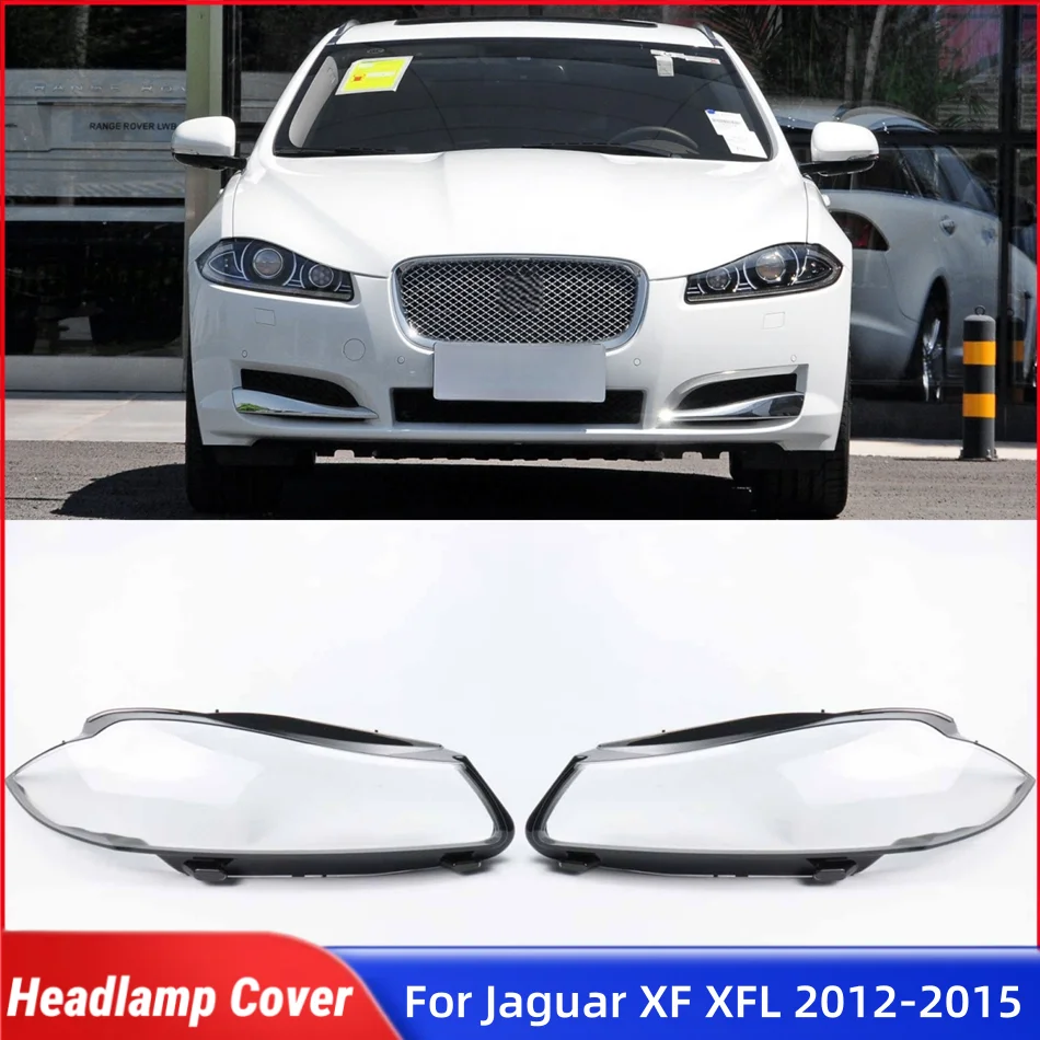

Поп для Jaguar XF XFL 2012 2013 2014 2015, аксессуары, крышка фары, крышка передней фары автомобиля, крышка объектива, корпус фары